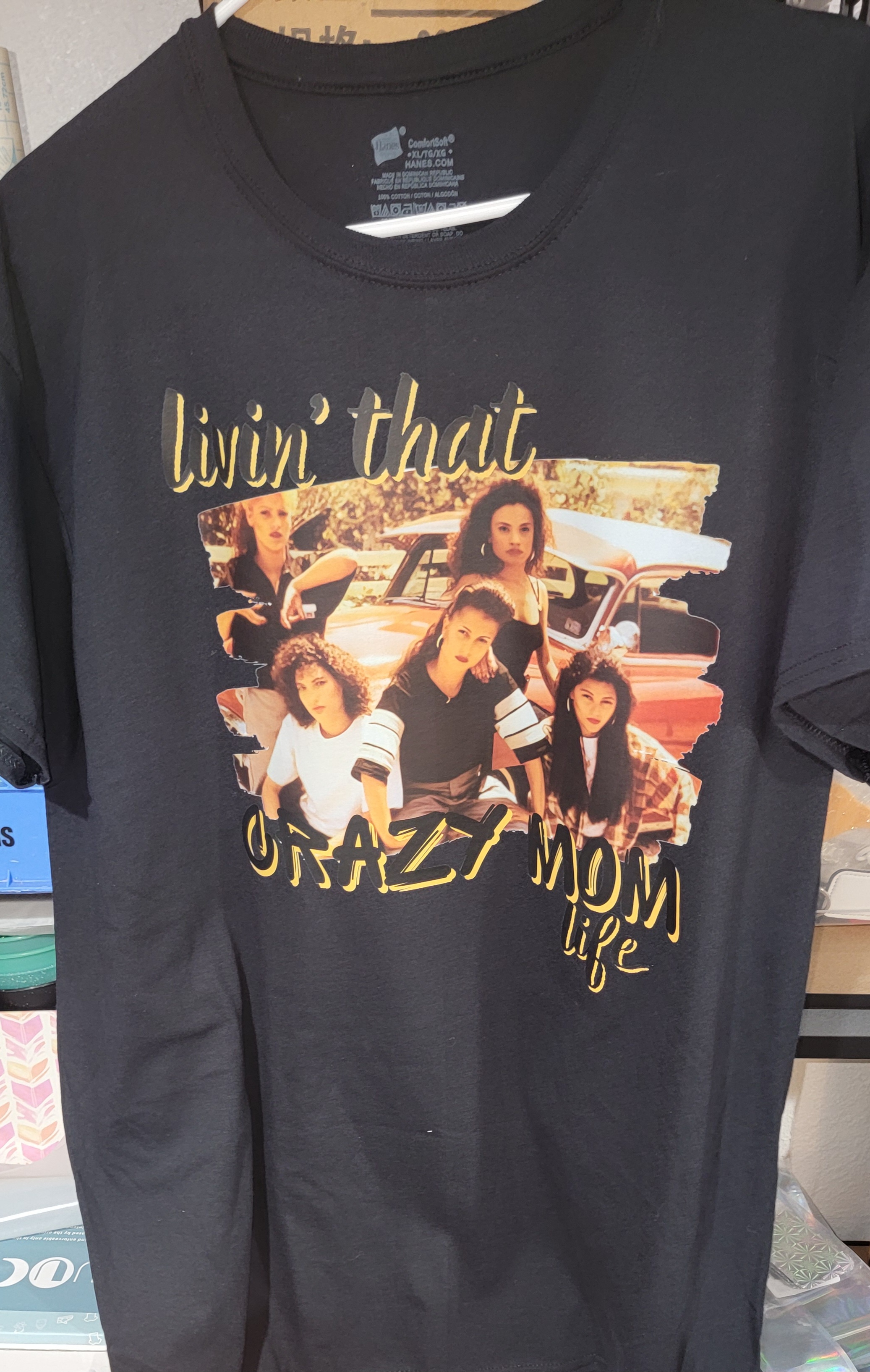 Livin' That Crazy Mom Life Graphic T-Shirt