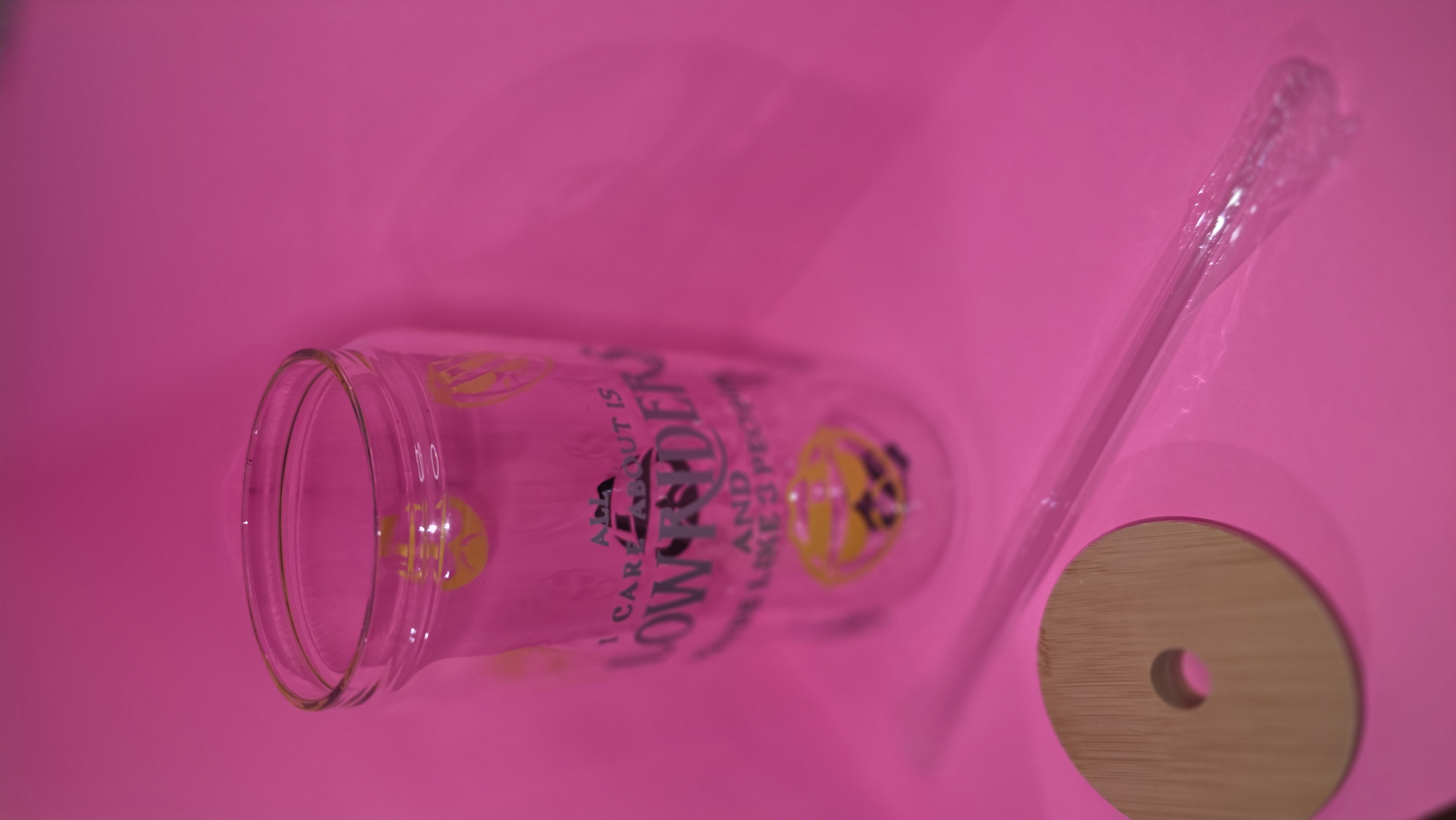 Lowrider Glass Tumbler