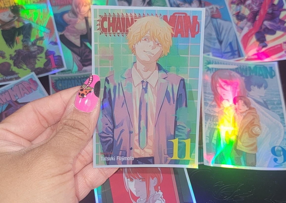 Chain-saw Man Manga Volumes 1-11cover stickers