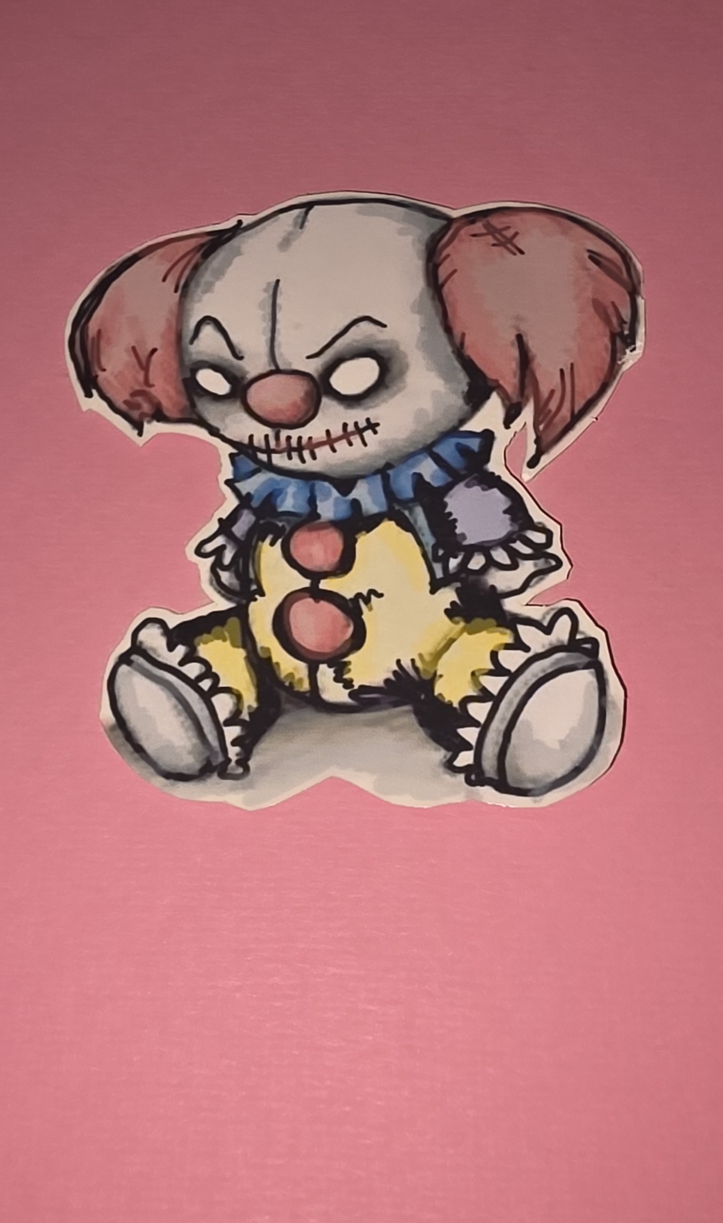 Handdrawn Creepy halloween Stickers