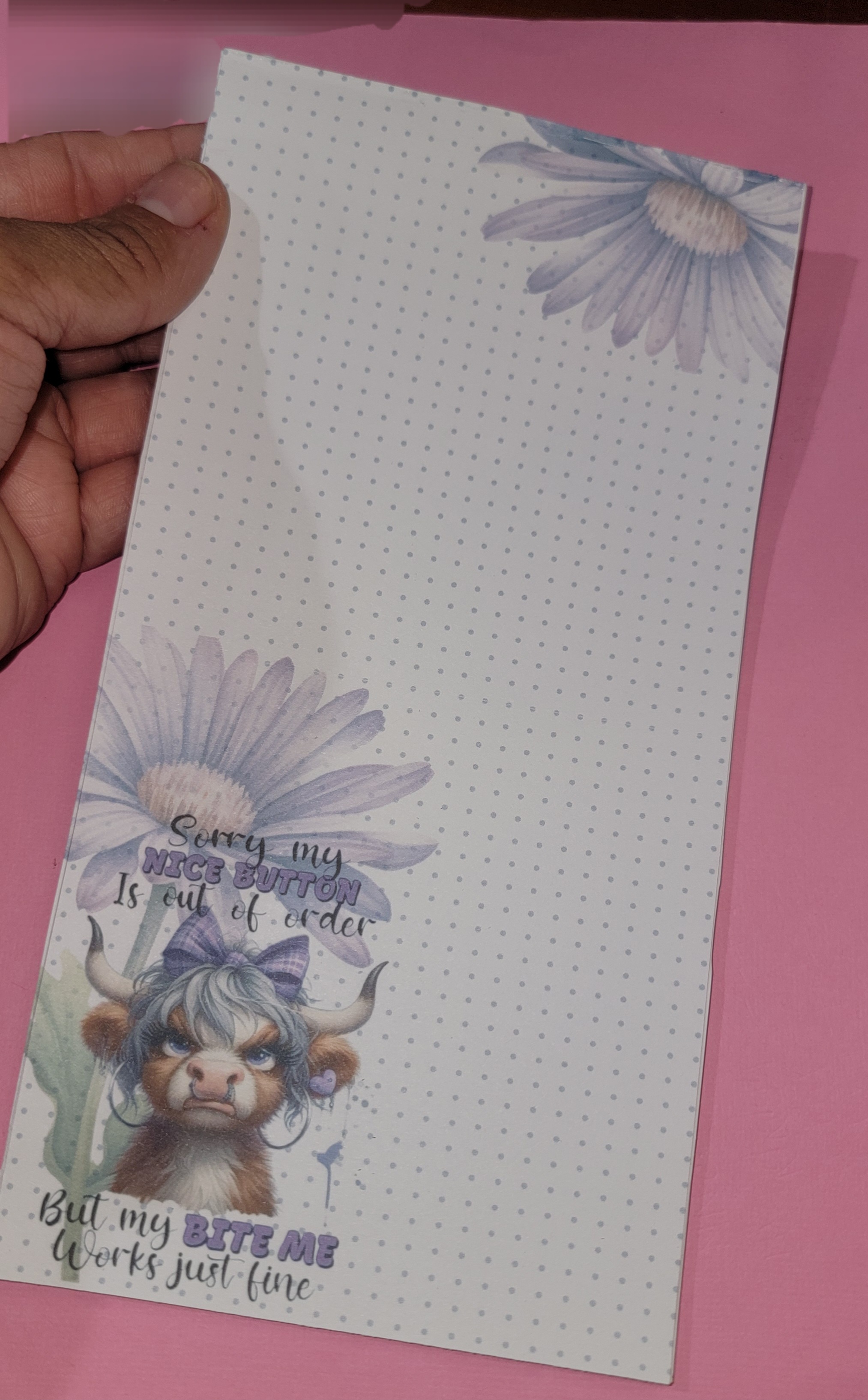 Cute Cow-Themed Notepads