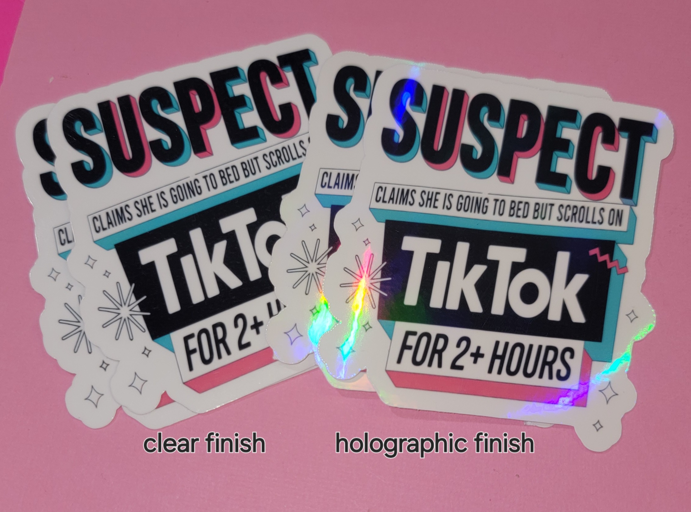 Suspect TikTok Sticker