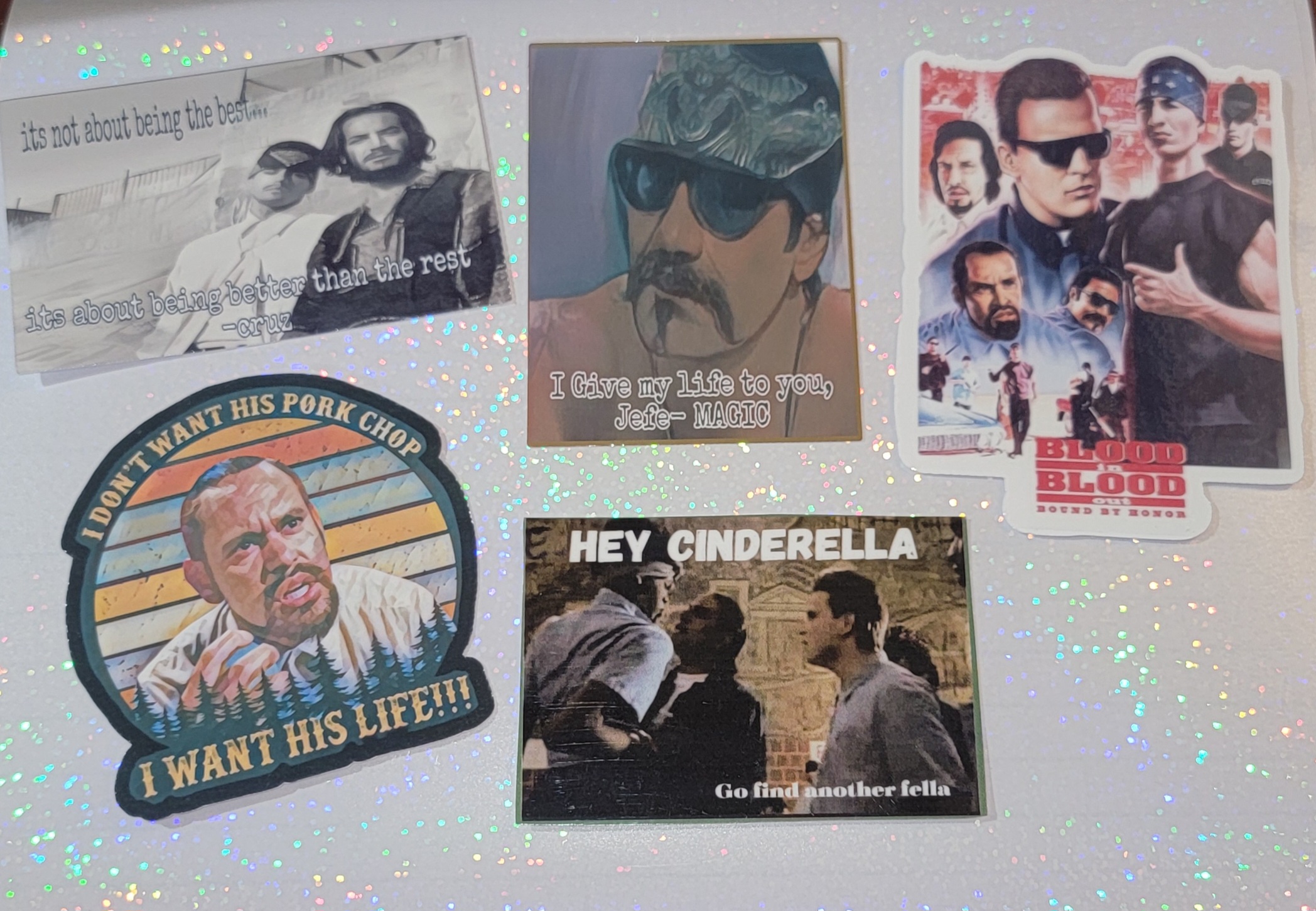 Blood in Blood out Vinyl stickers