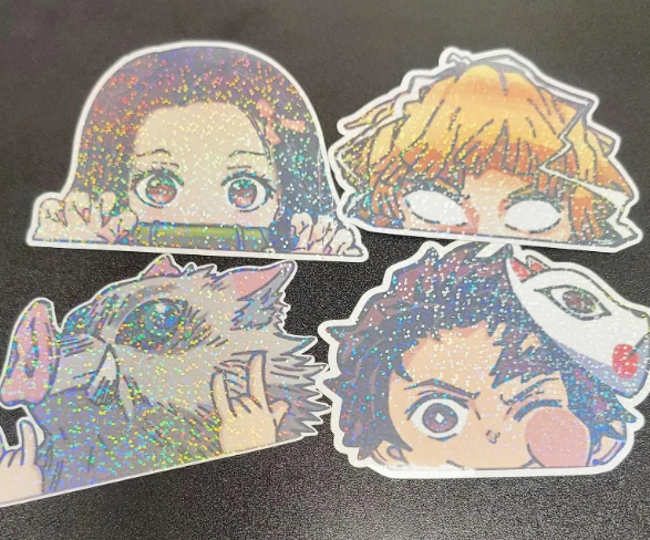 Holographic slayer Anime Character peepers