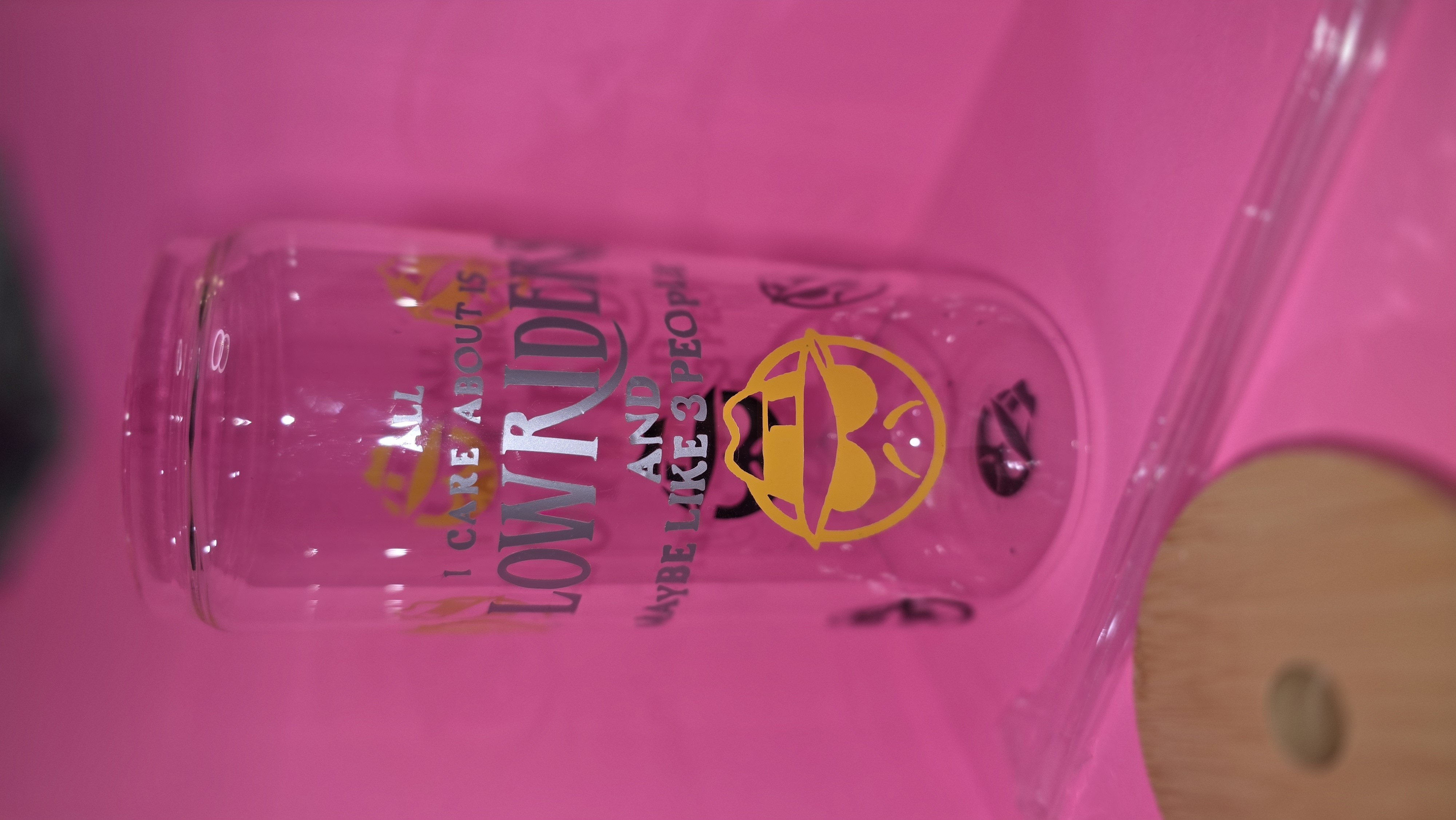 Lowrider Glass Tumbler