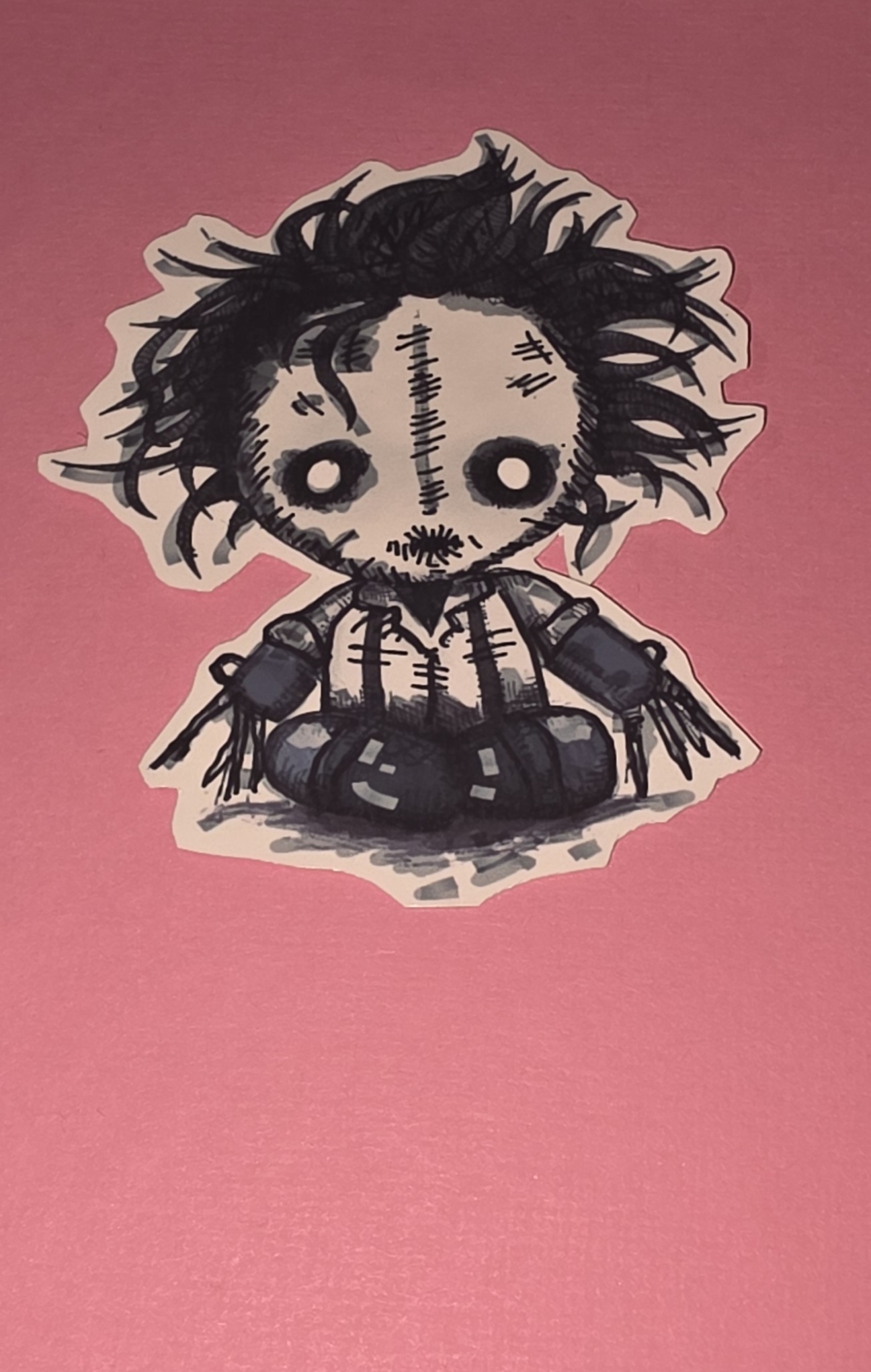 Handdrawn Creepy halloween Stickers