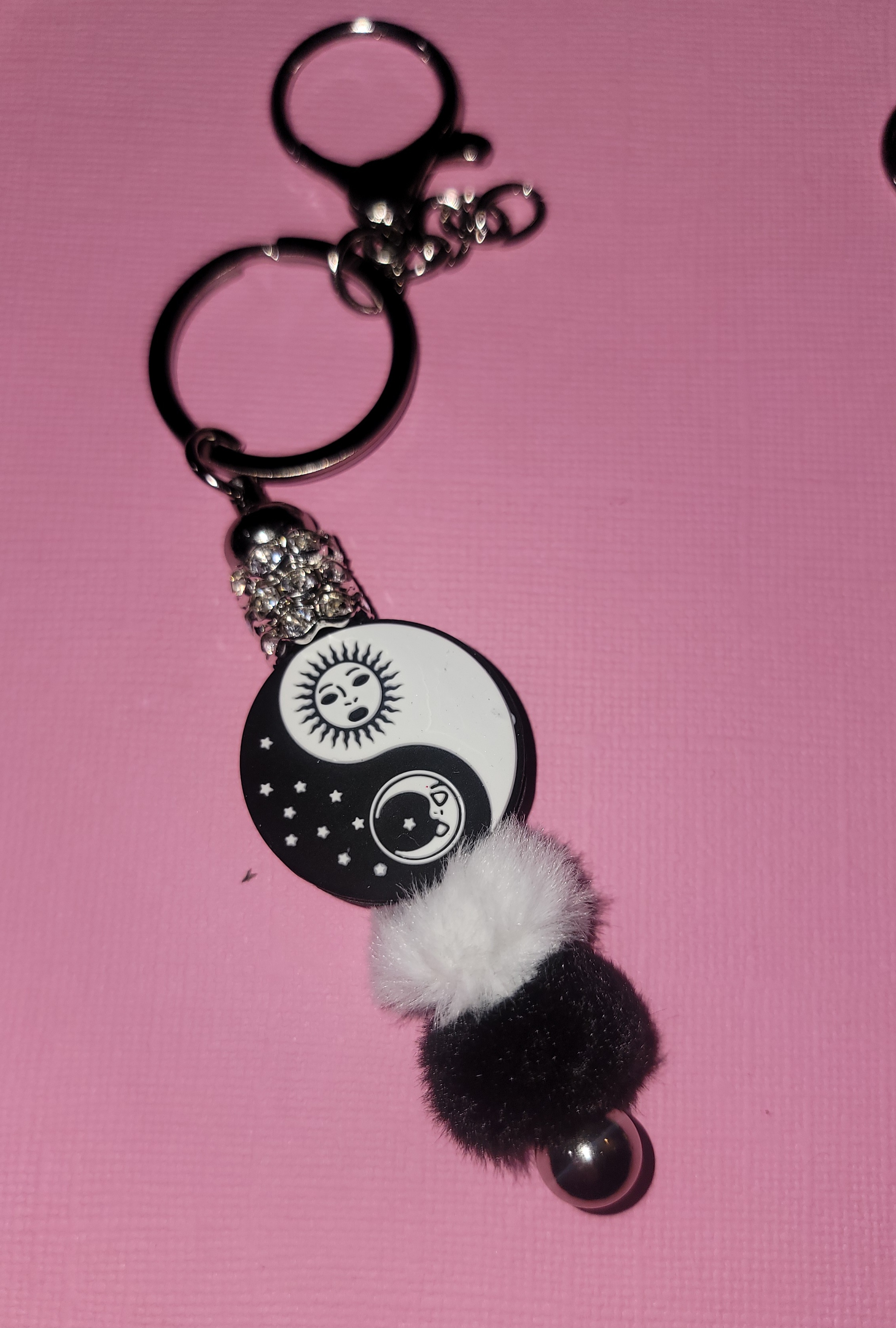 Cute Alien and Yin-Yang Keychains