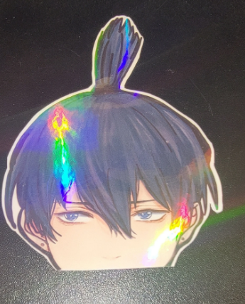 Chainman Anime Character Stickers