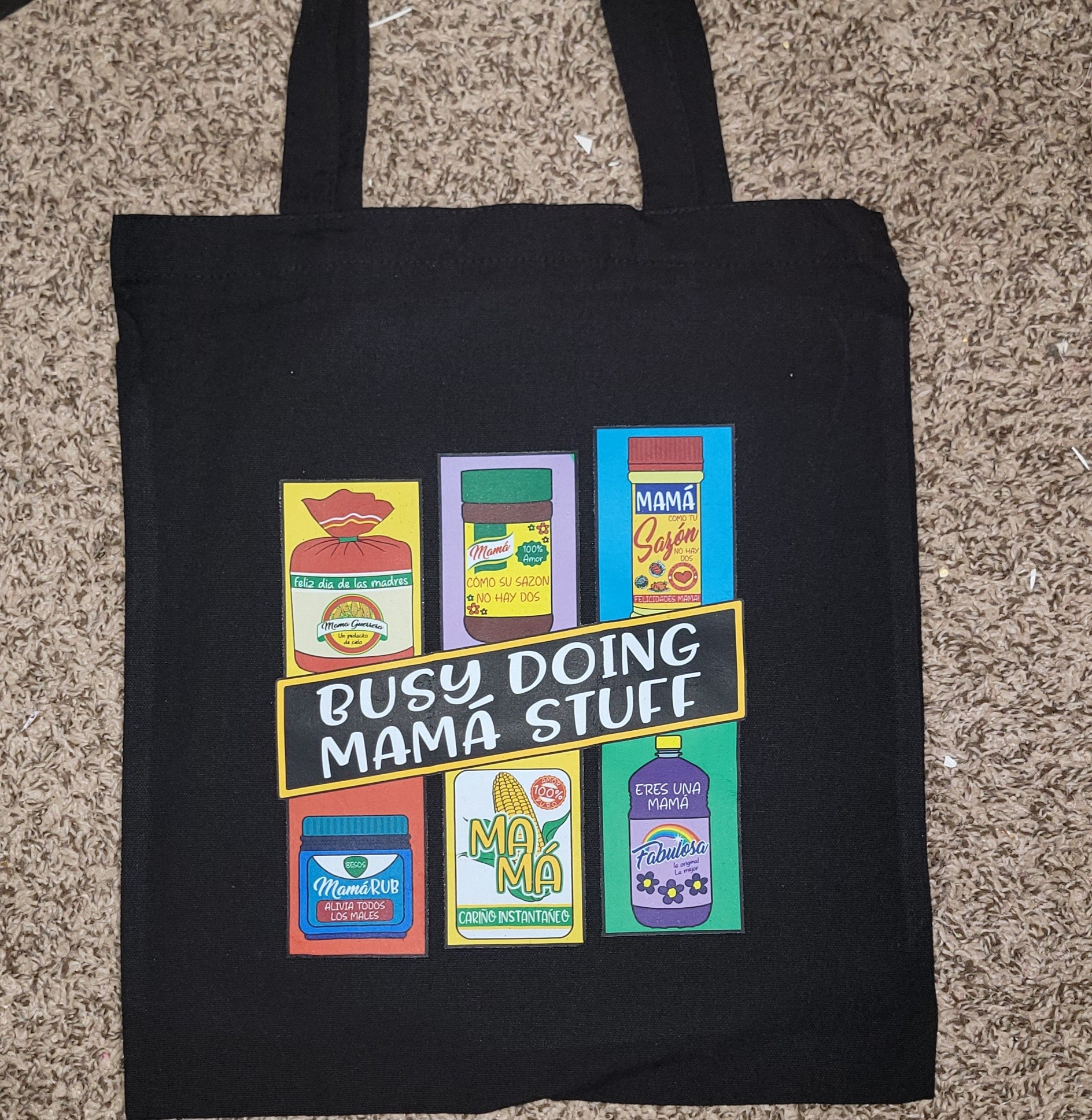 Busy Doing Mamá Stuff Tote Bag