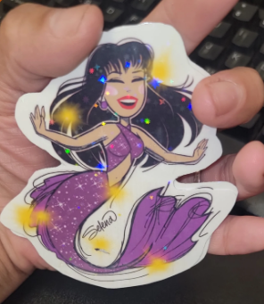 Selena Vinyl stickers