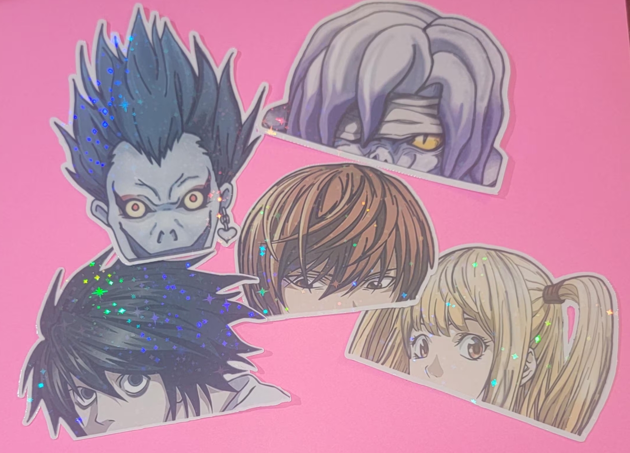 death book anime Character Stickers