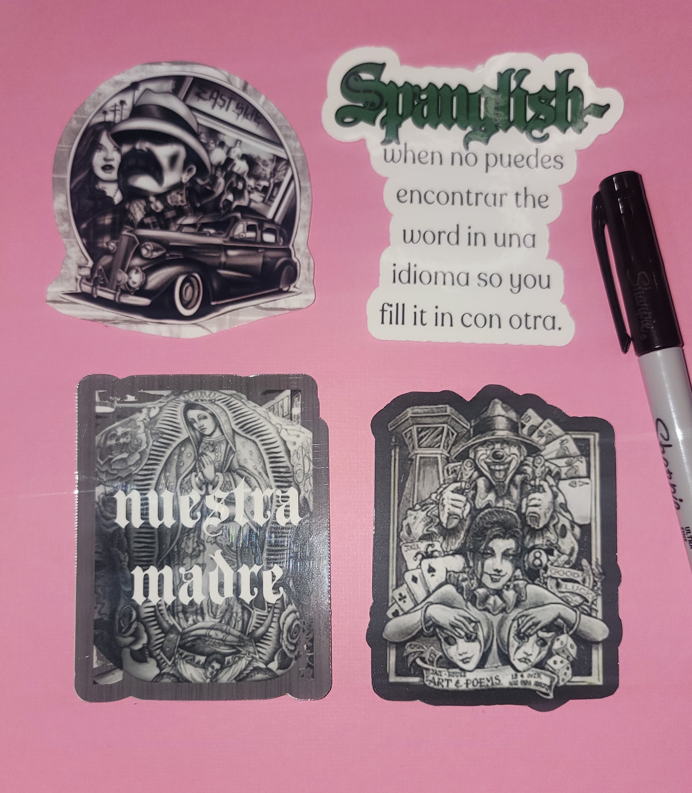 Unique Cultural Art Stickers