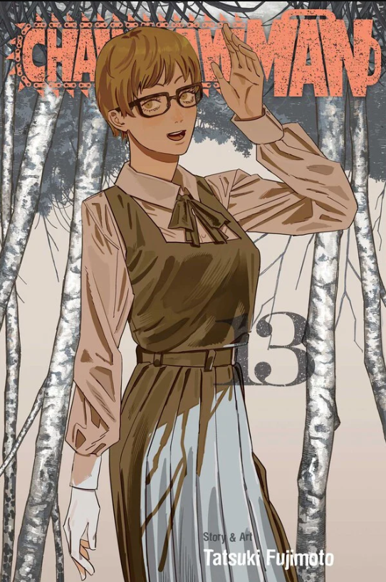 Chain-saw Man Manga Volumes 1-15 cover stickers