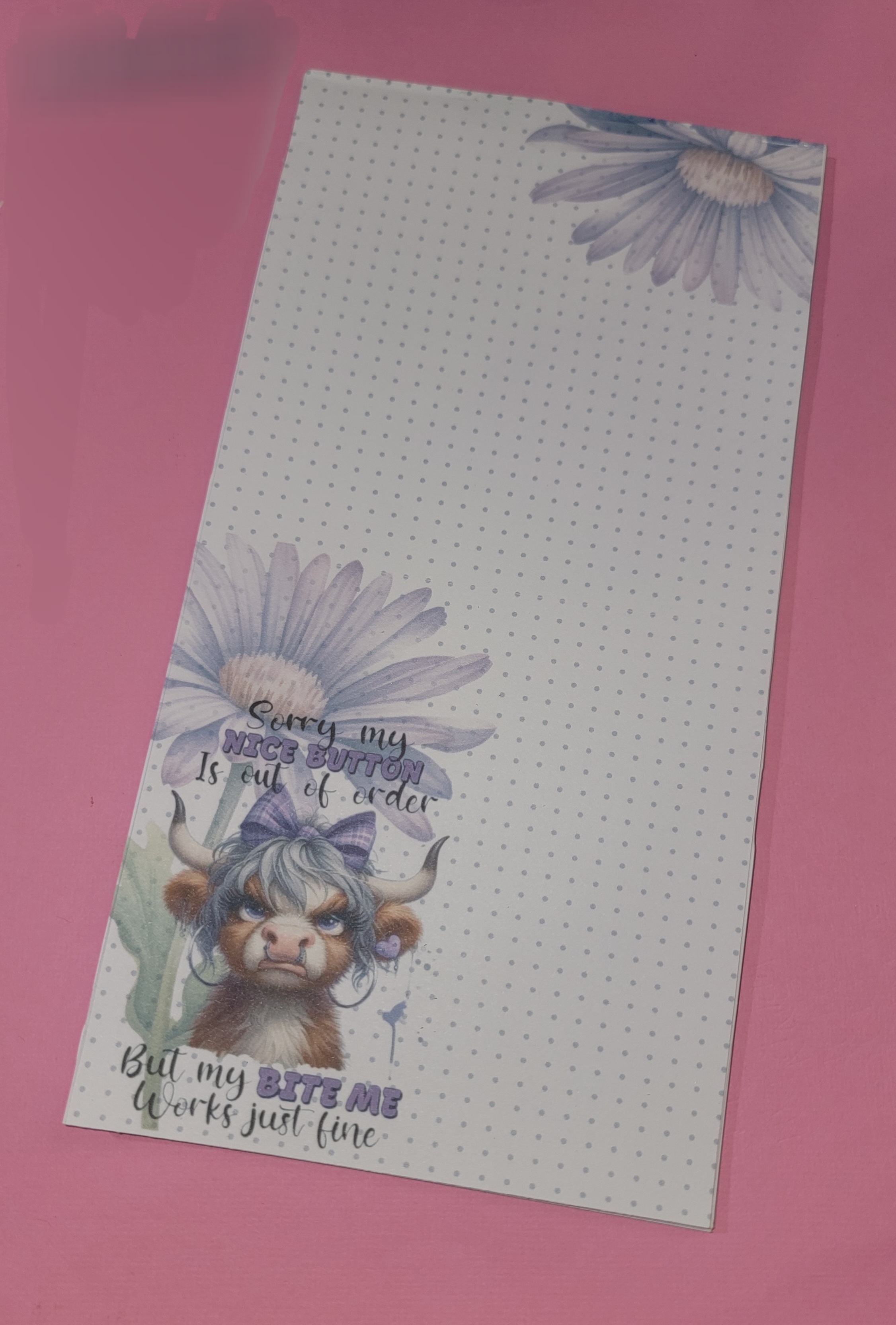 Cute Cow-Themed Notepads