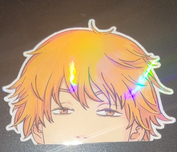 Chainman Anime Character Stickers