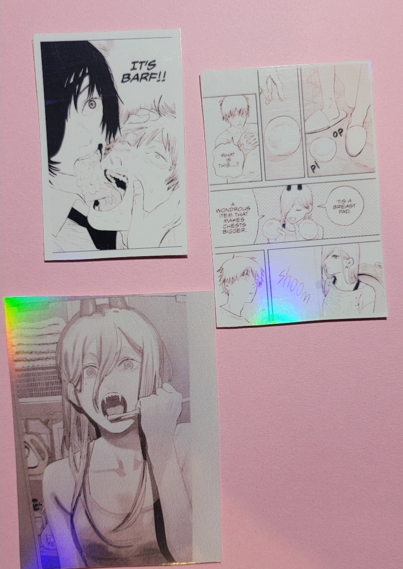 Chain-saw Man Manga Art Stickers