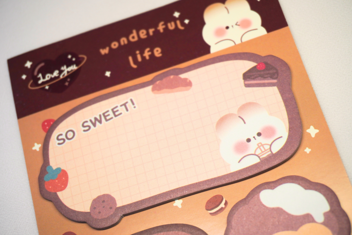 Cutie Bunny Sticky Notes 