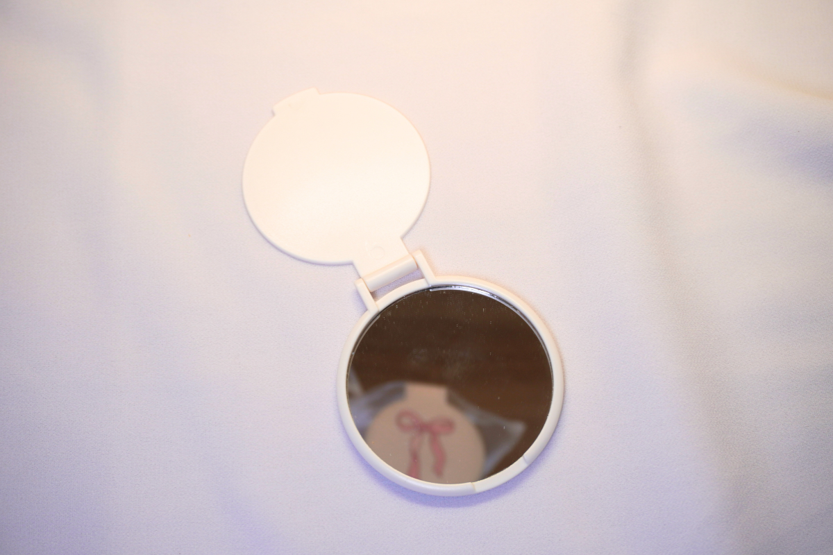 Pink Ribbon Portable Mirror