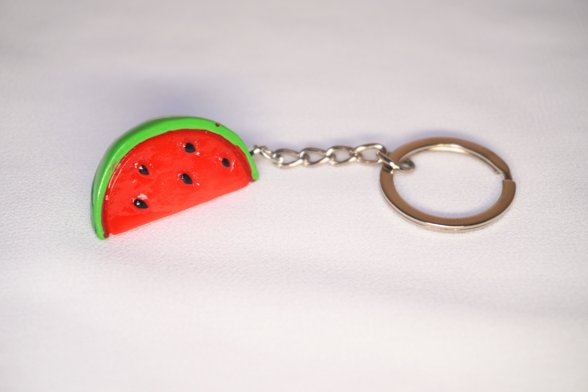 Palestine Watermelon Keychain
