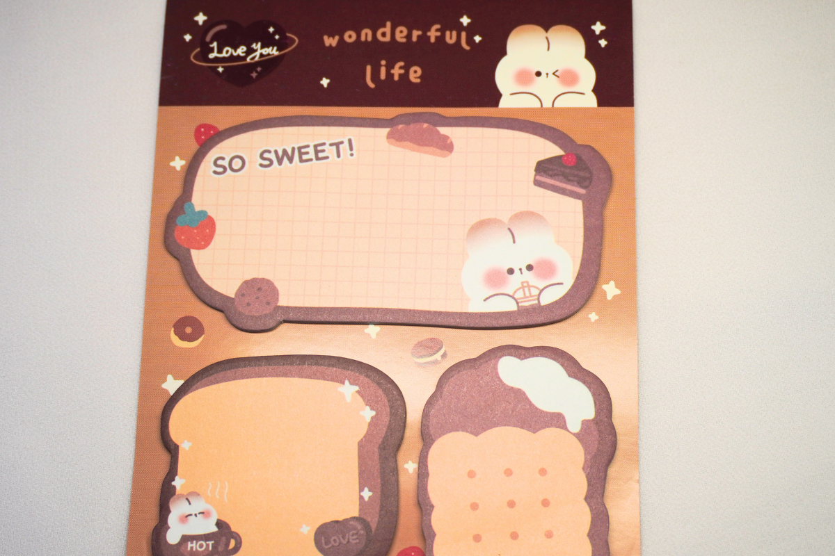 Cutie Bunny Sticky Notes 