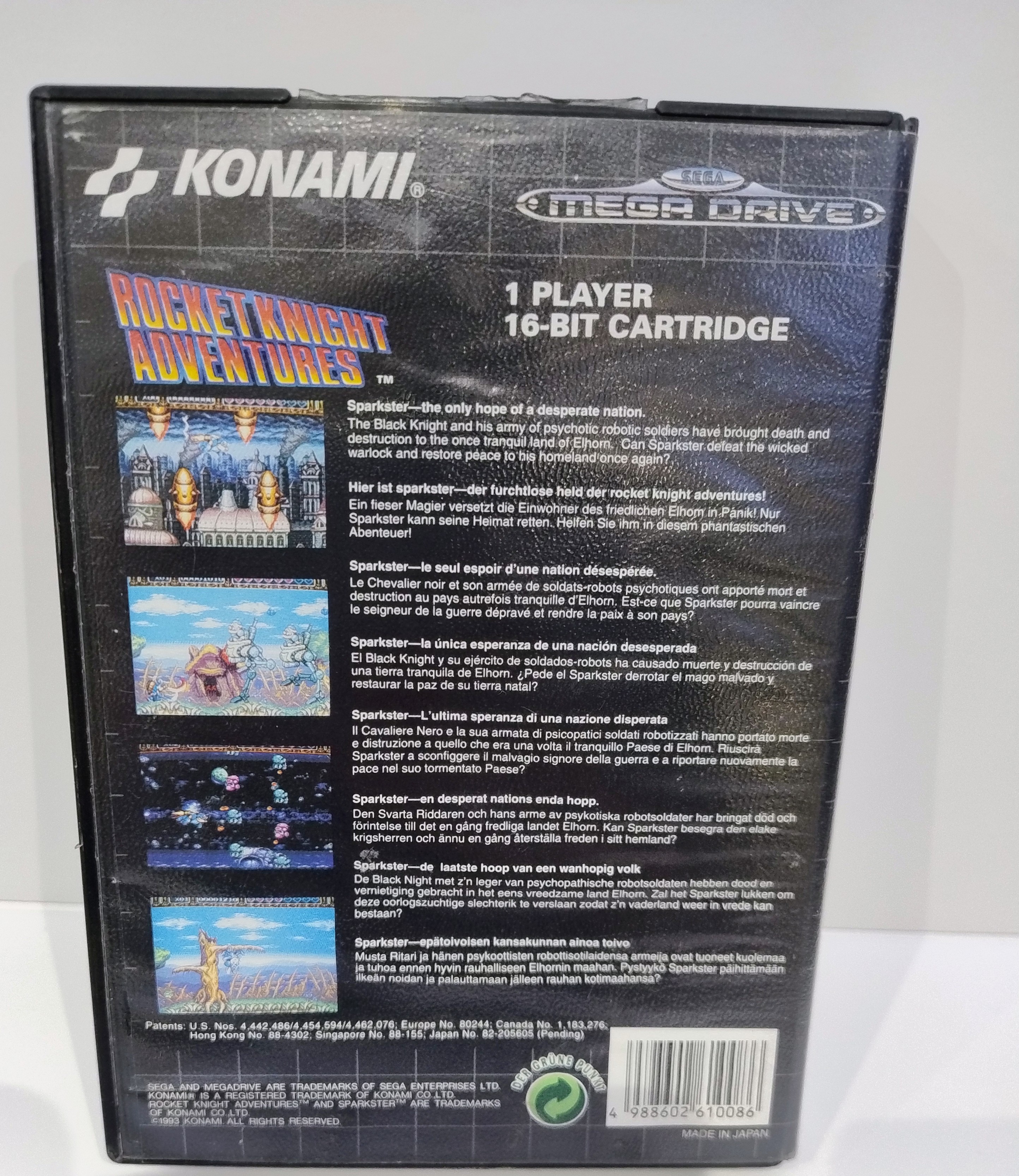 Rocket Knight Adventure for Sega Mega Drive