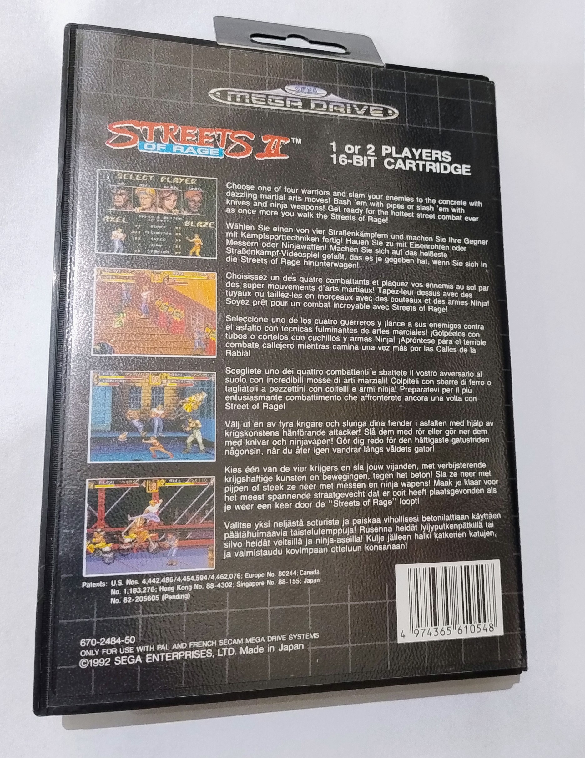 Streets of Rage II Mega Drive Game