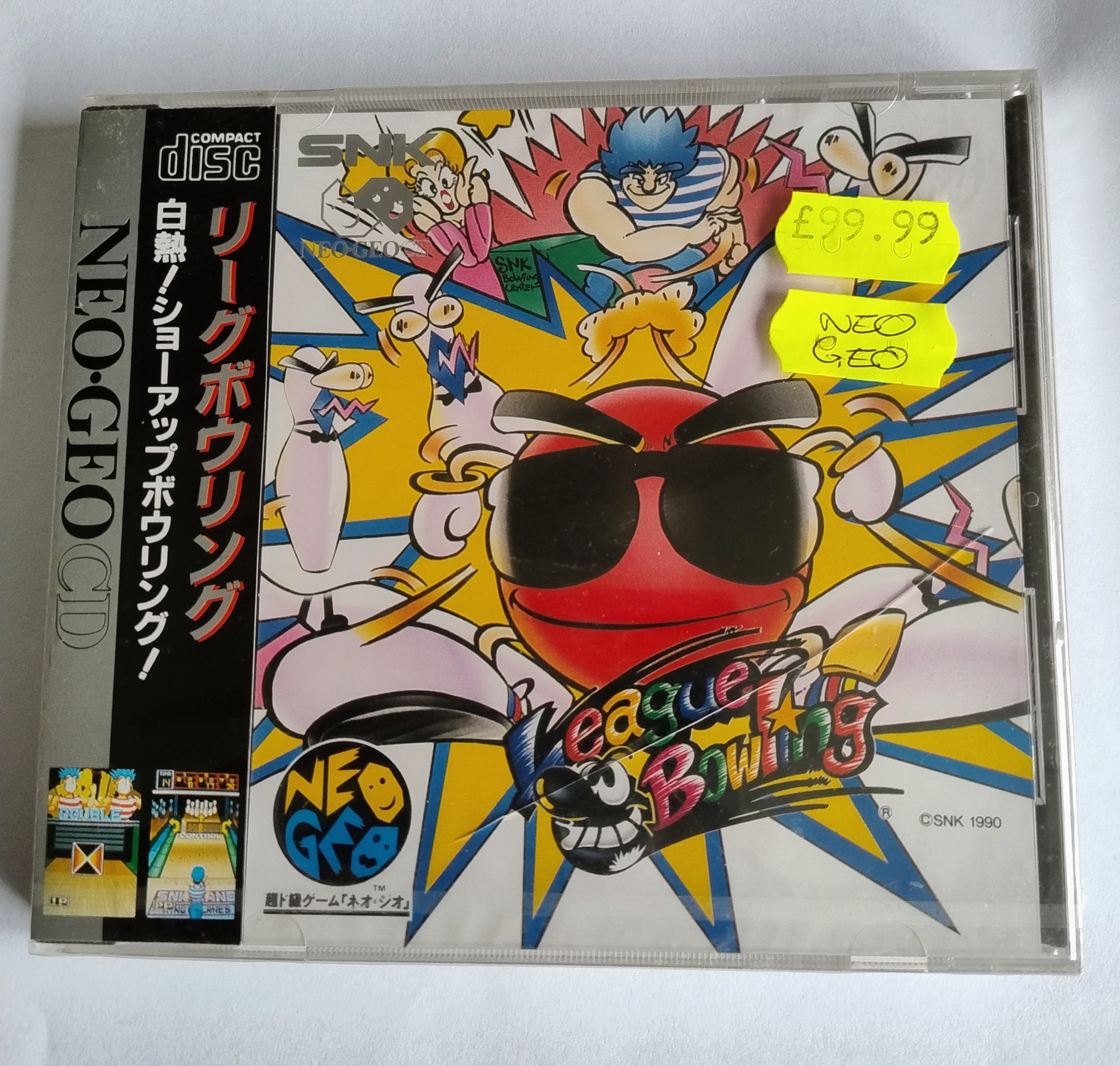 League Bowling Neo Geo CD Game