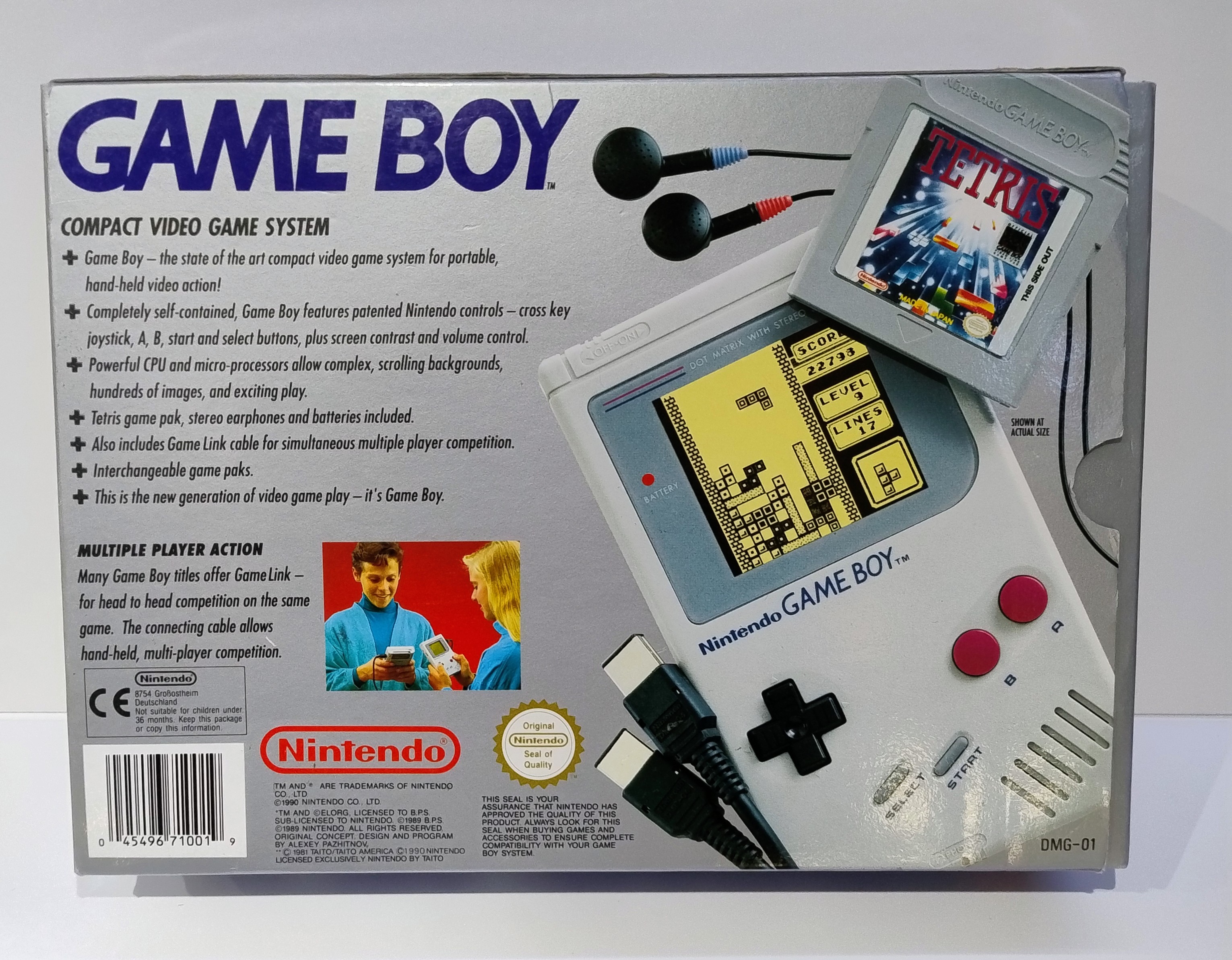 Original Nintendo Game Boy Boxed 
