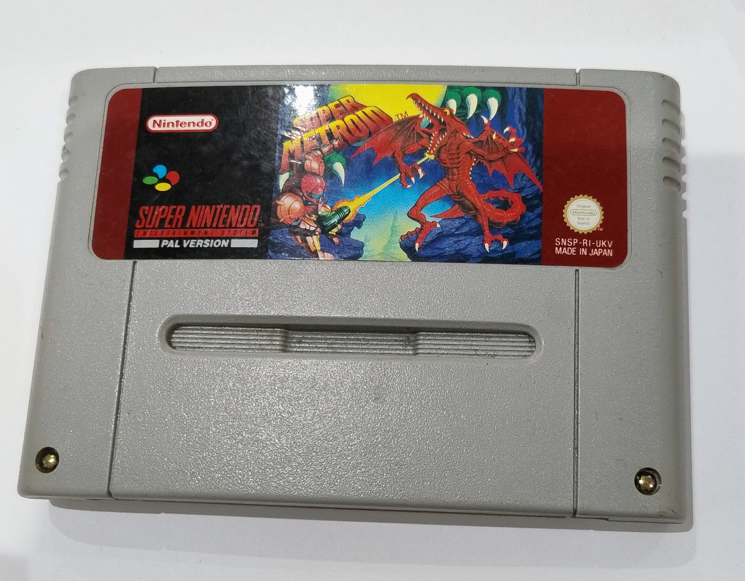 Super Metroid SNES Cartridge