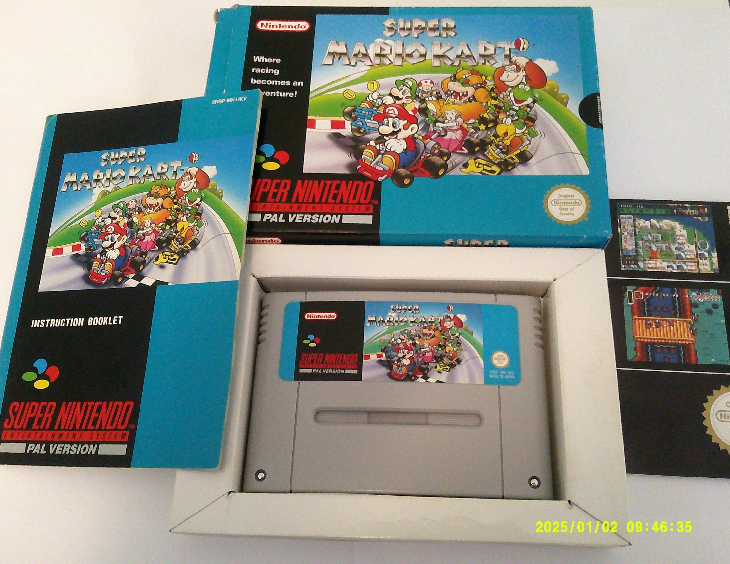 Super Mario Kart (PAL Version) for Super Nintendo