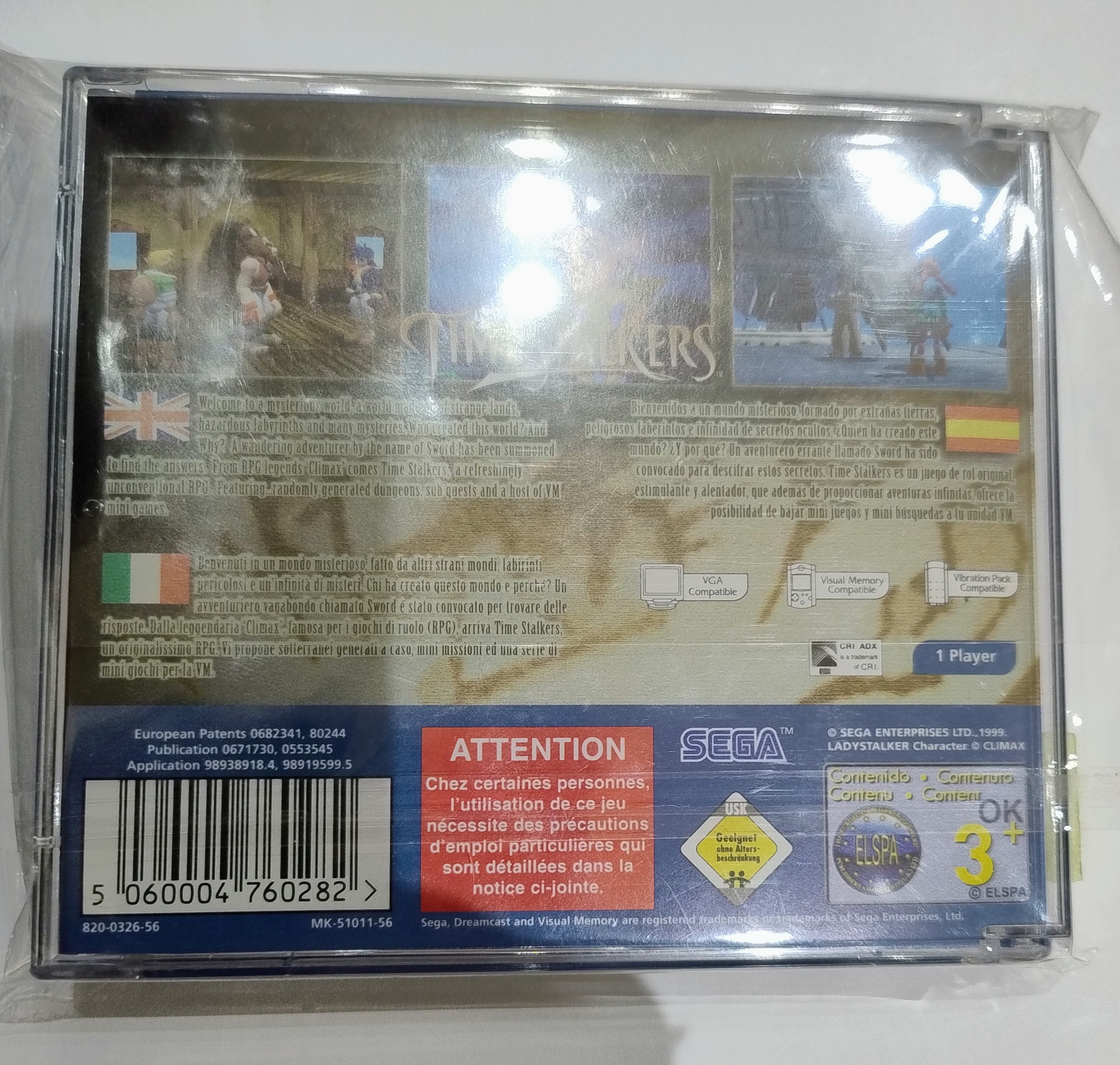 Time Stalkers for Sega Dreamcast