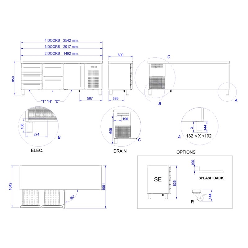 SNACK SERIE 600 REFRIGERADA MPS-150 HC