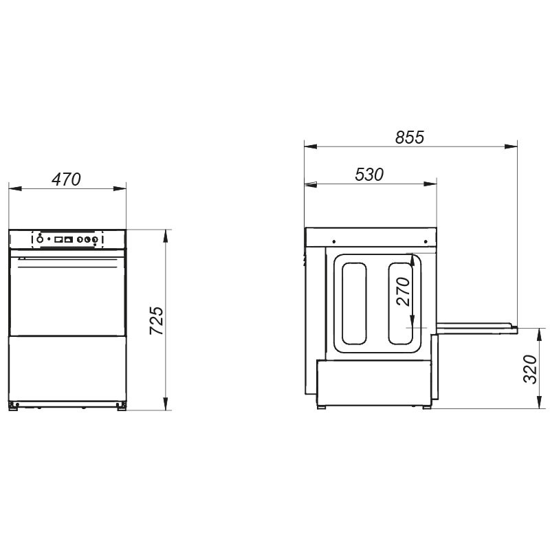 LAVAVAJILLAS (CESTAS 400X400) AV-2100 S1