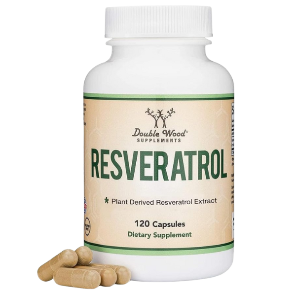 Resveratrol 1000mg per serving 120 capsules Double Wood Supplements