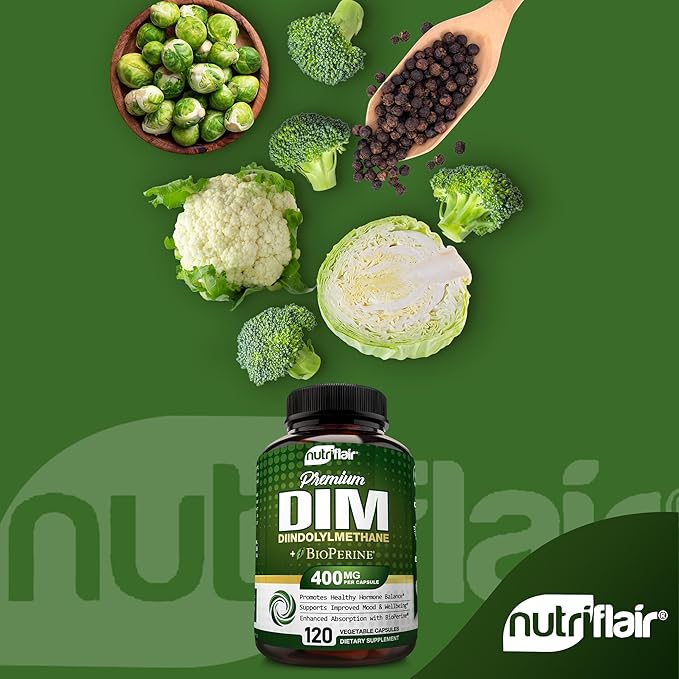 DIM 120 x 400mg Capsules Nutriflair
