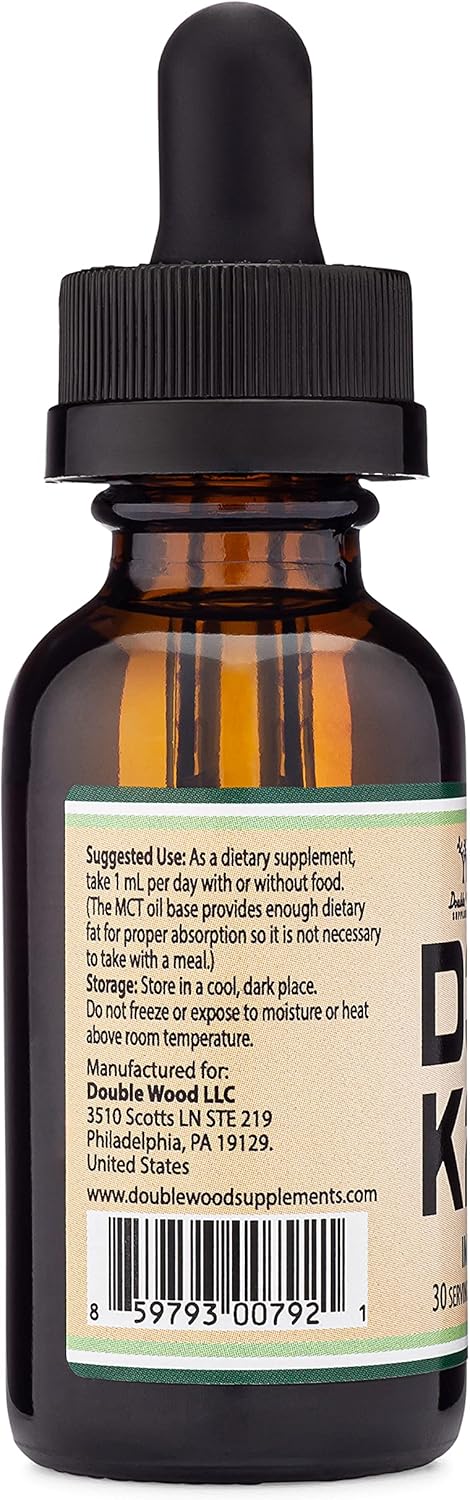 Vitamin D3 5000 IU + K2-MK7 200mcg Liquid Drops 30 servings (30ml)