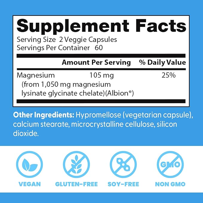  High Absorption Magnesium Lysinate Glycinate