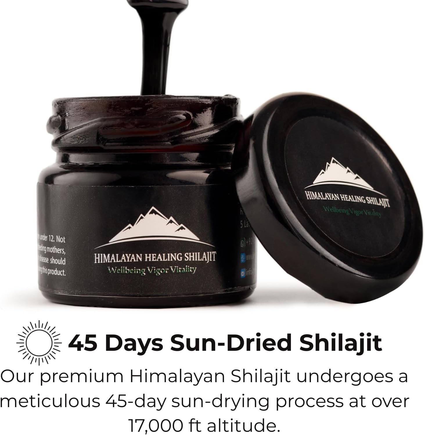 Himalayan Shilajit Resin 30g Himalayan Healing Shilajit