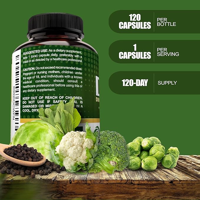 DIM 120 x 400mg Capsules Nutriflair