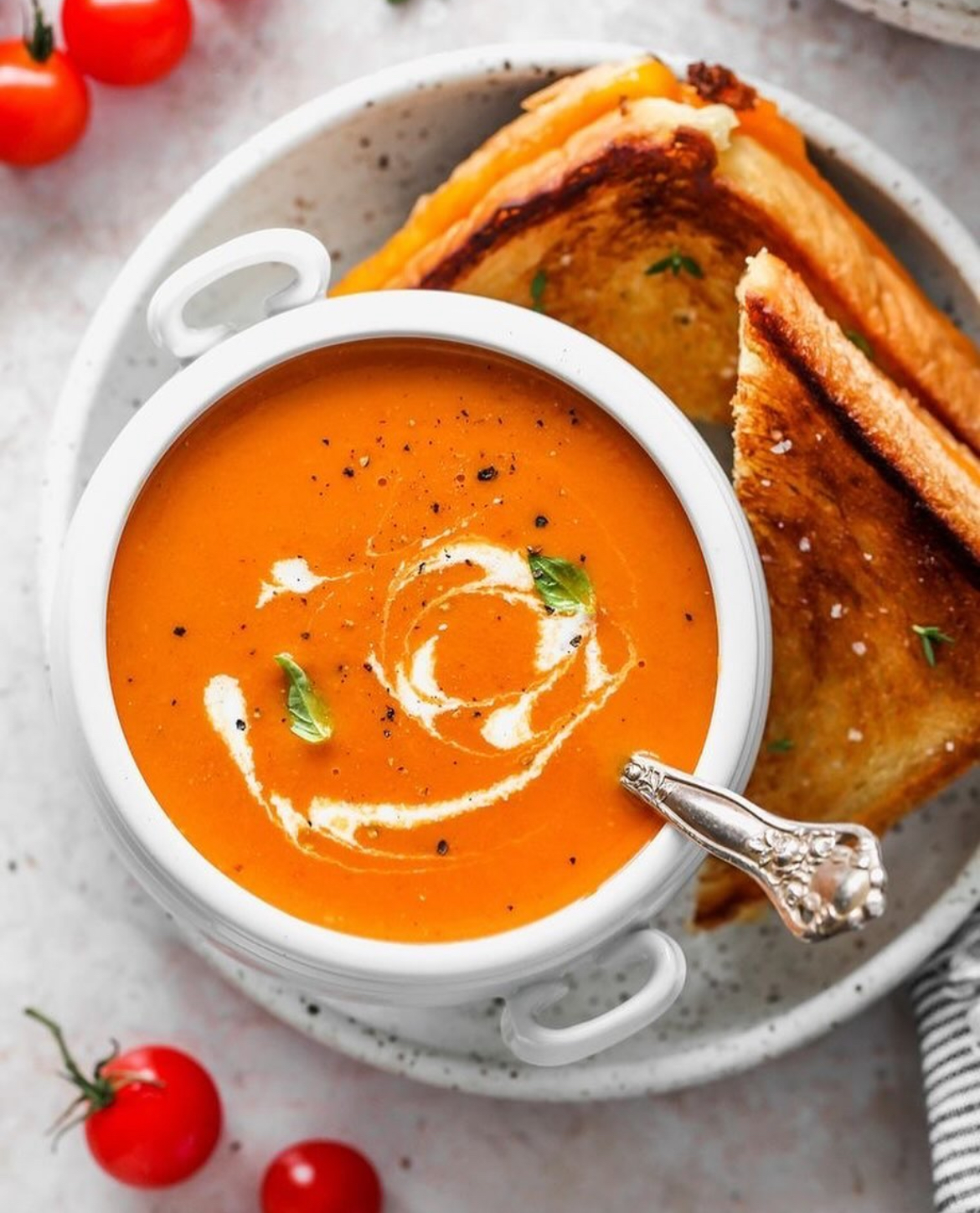 Sun dried tomato soup