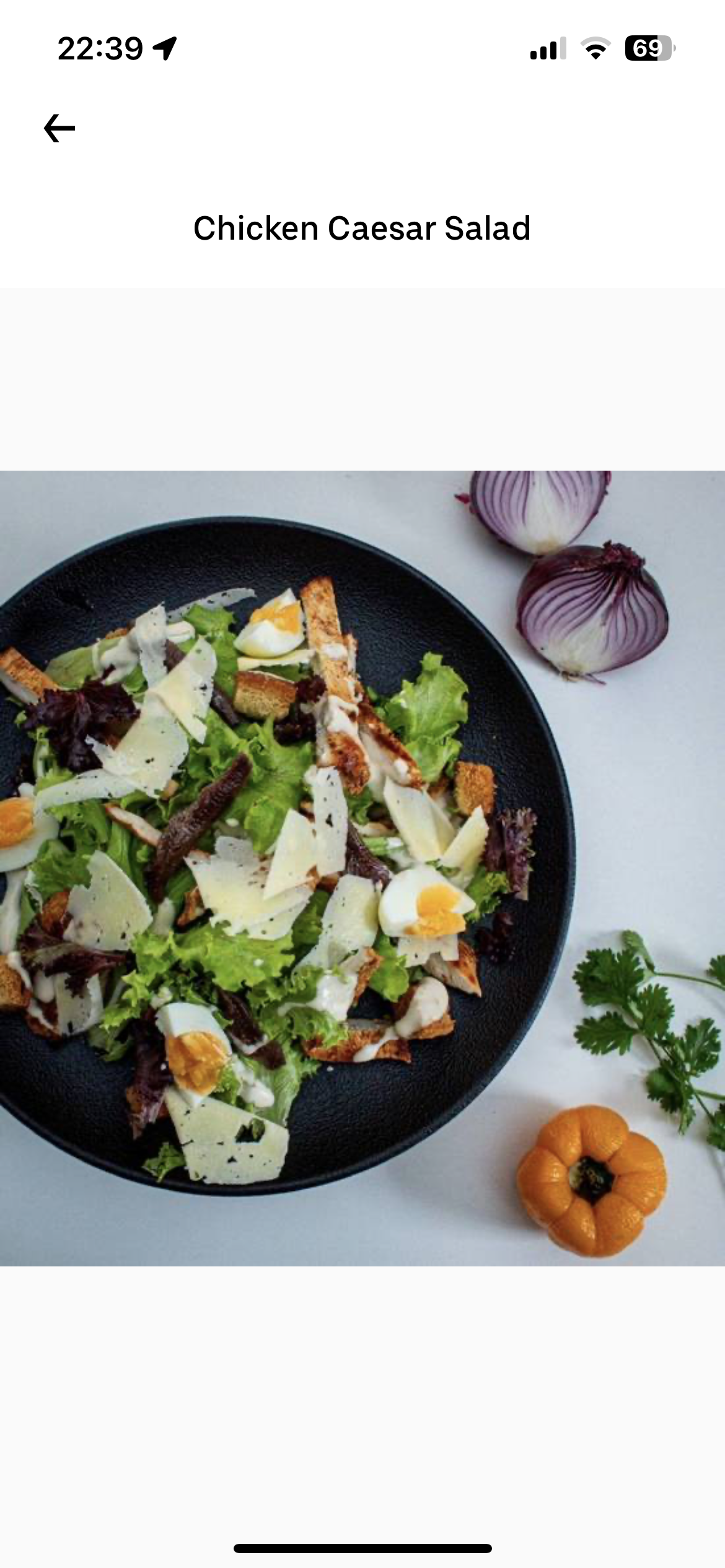 Chicken Caesar Salad