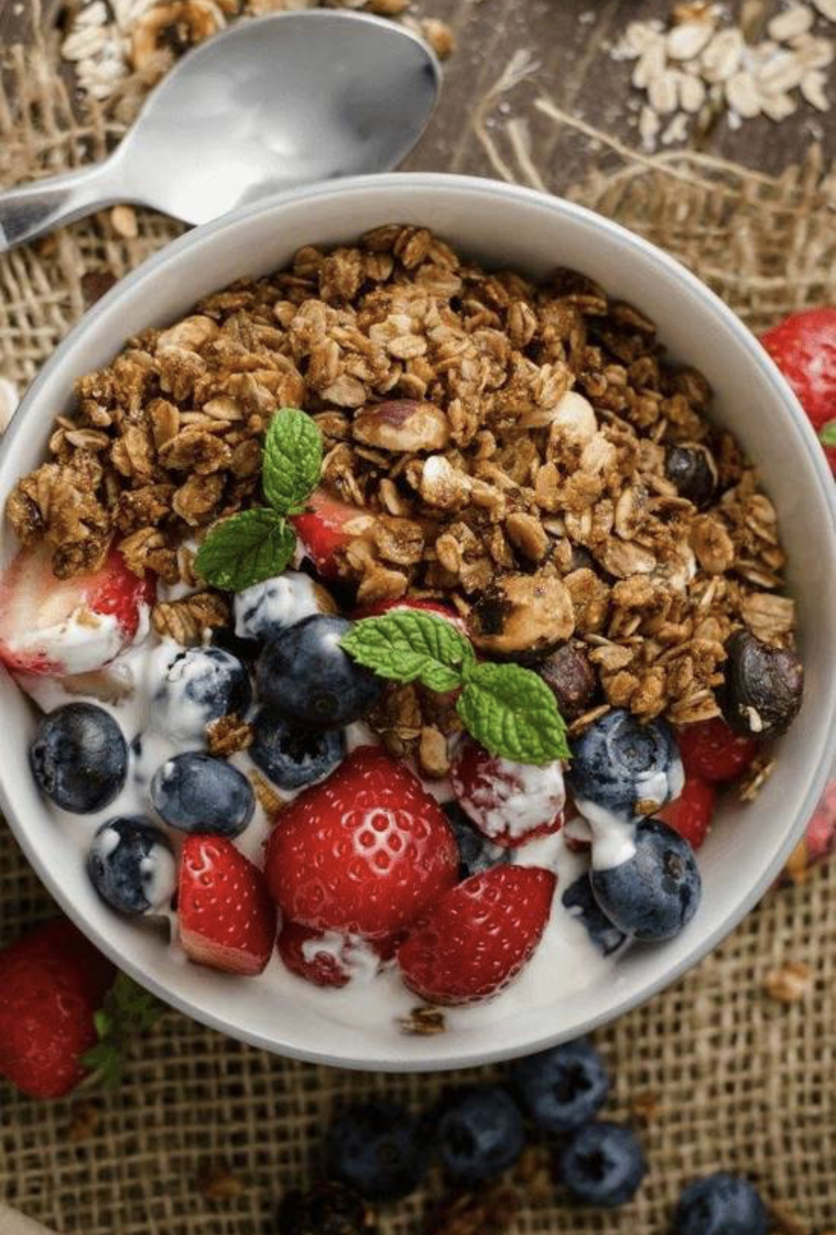 Berry Granola Yogurt Bowl