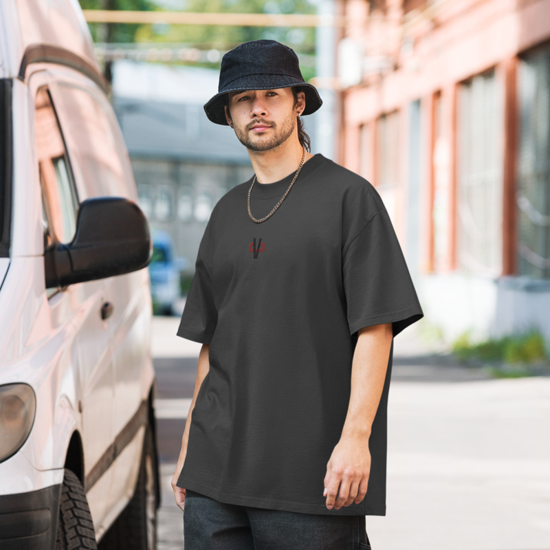 Voiren Embroidered Logo Heavy Weight Faded T-Shirt
