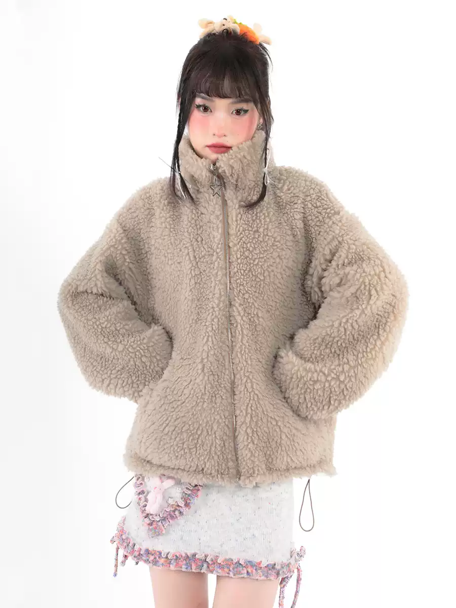 BEAR DOUBLE SIDED PAW PRINT JACKET