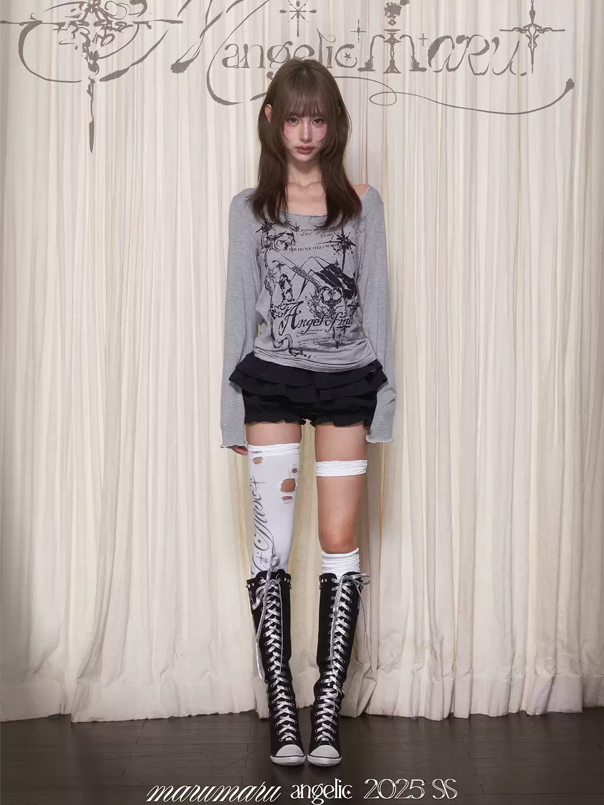 UNEASY ANGEL LONG SLEEVE T-SHIRT