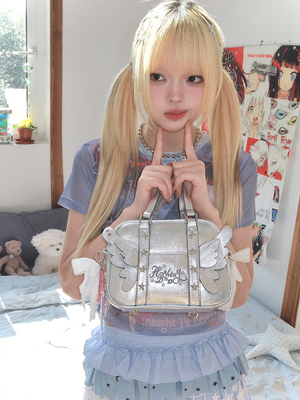 SILVER WING DOUBLE SIDED DISPLAY BAG