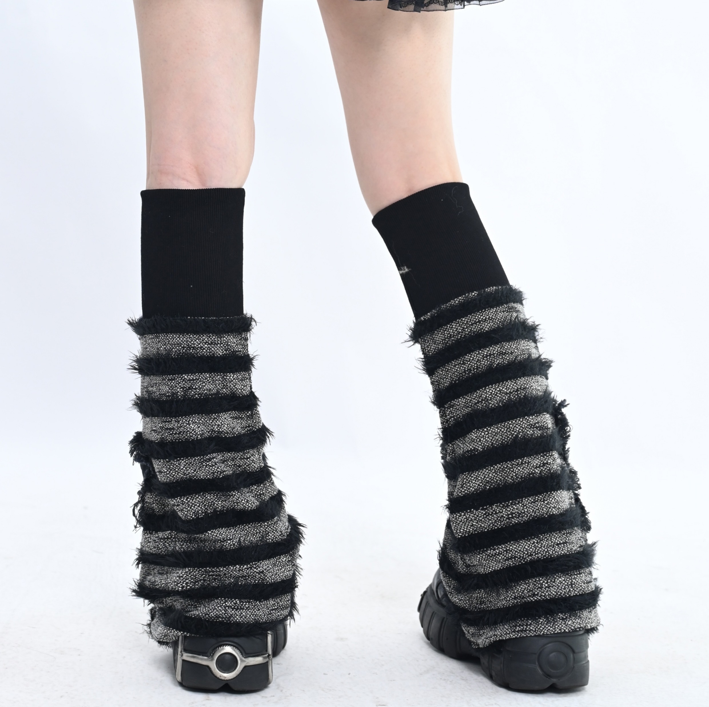 STRIPY STAR LEG WARMERS