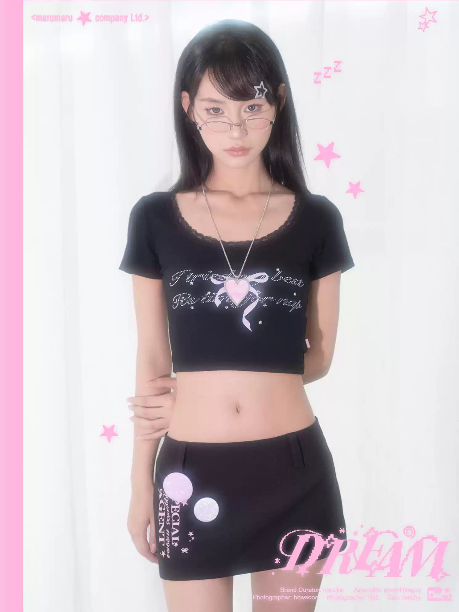 DIAMOND ANGEL LACE CROP TOP