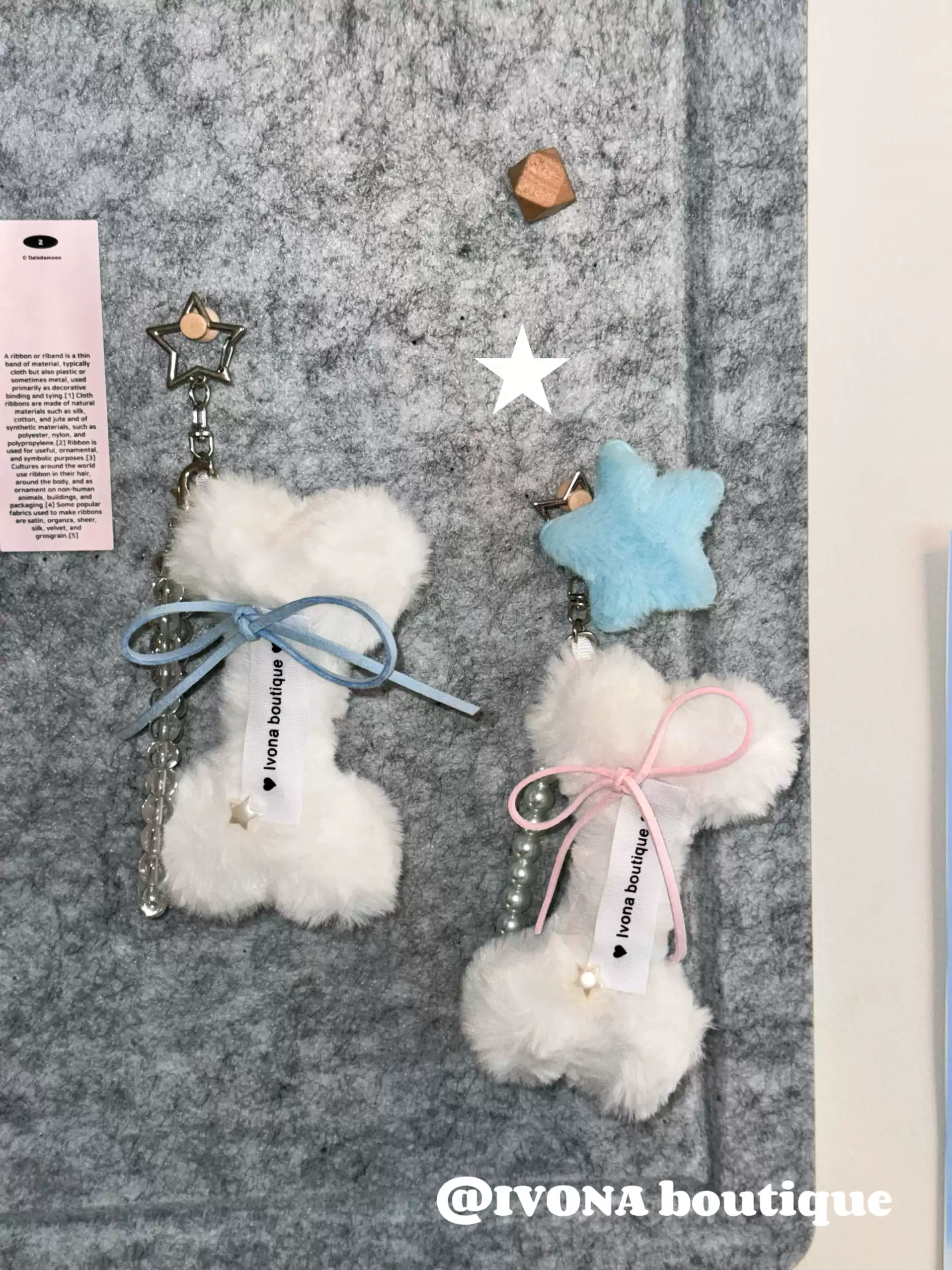 LITTLE BONES PLUSH KEYCHAIN