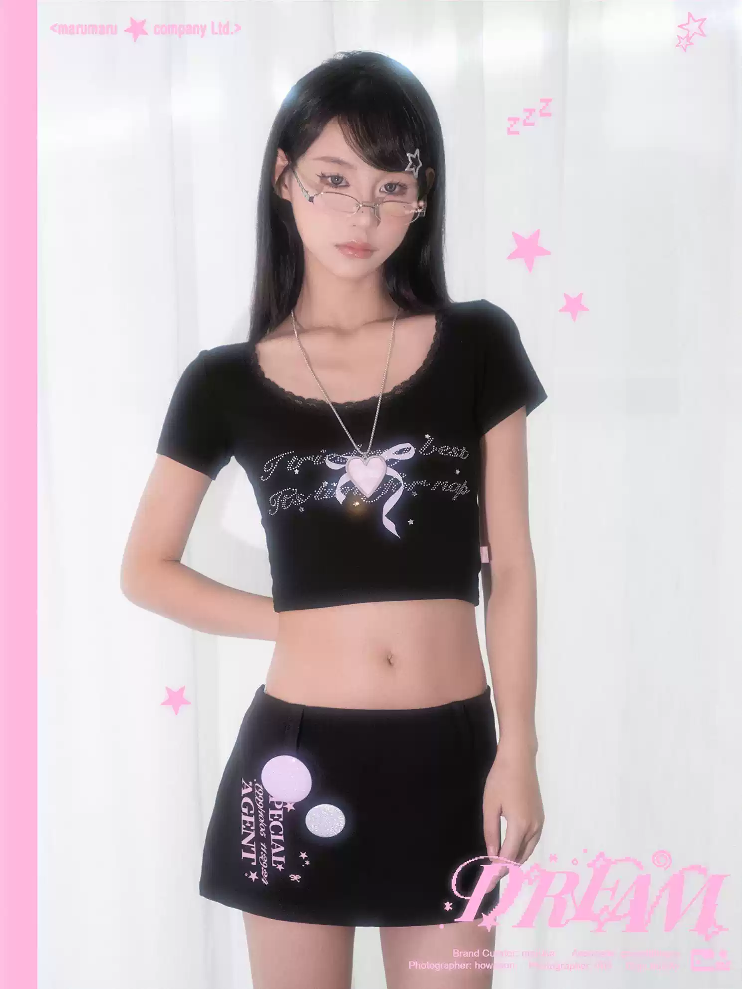 DIAMOND ANGEL LACE CROP TOP